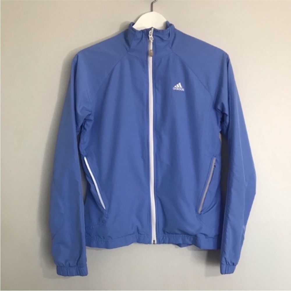 Adidas Light Blue Track Jacket Size Small